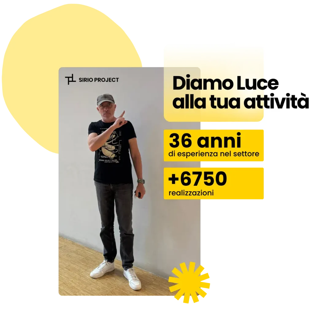 CHI SIAMO, sirio project insegne