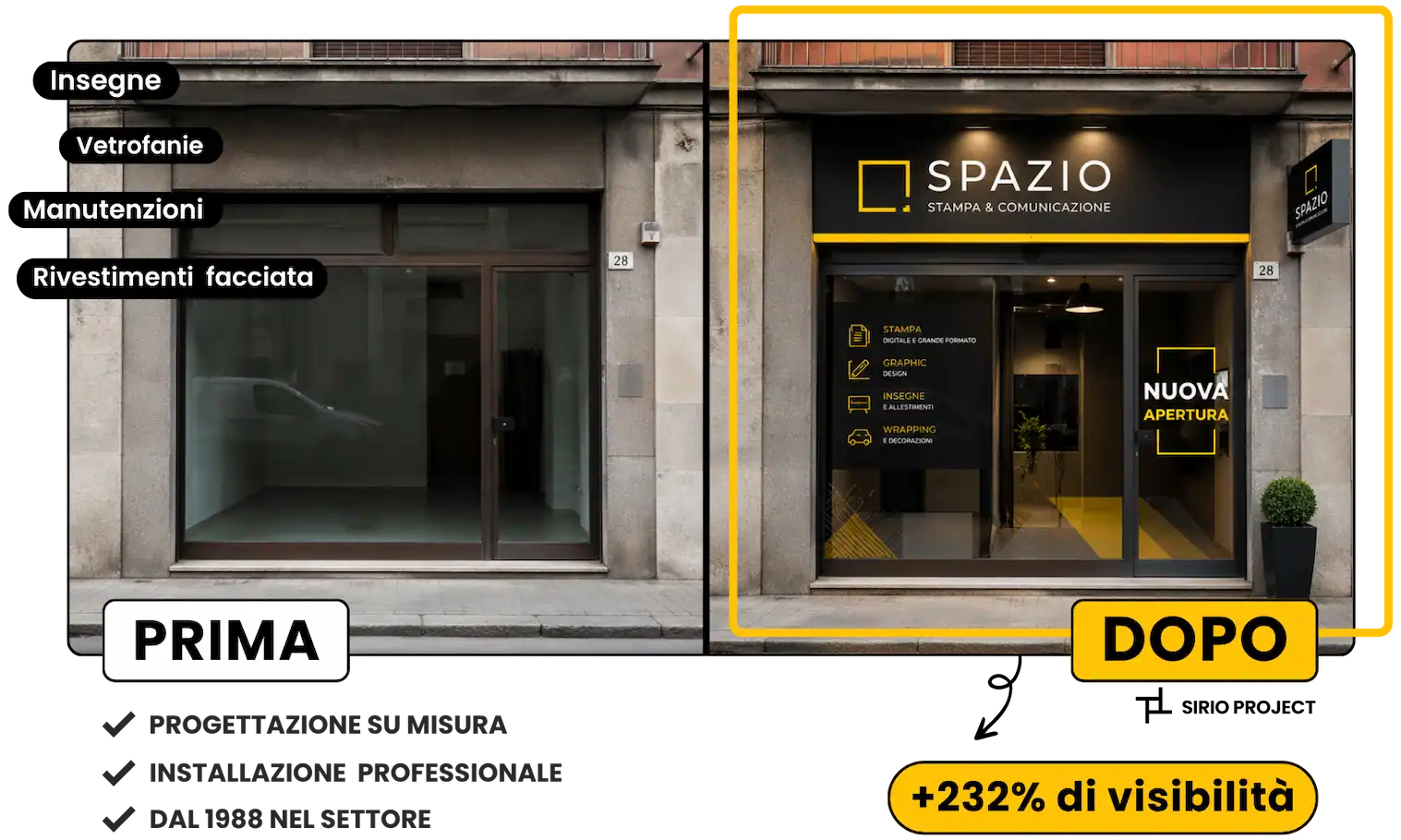 Sirio project insegne - Insegne luminose Bologna